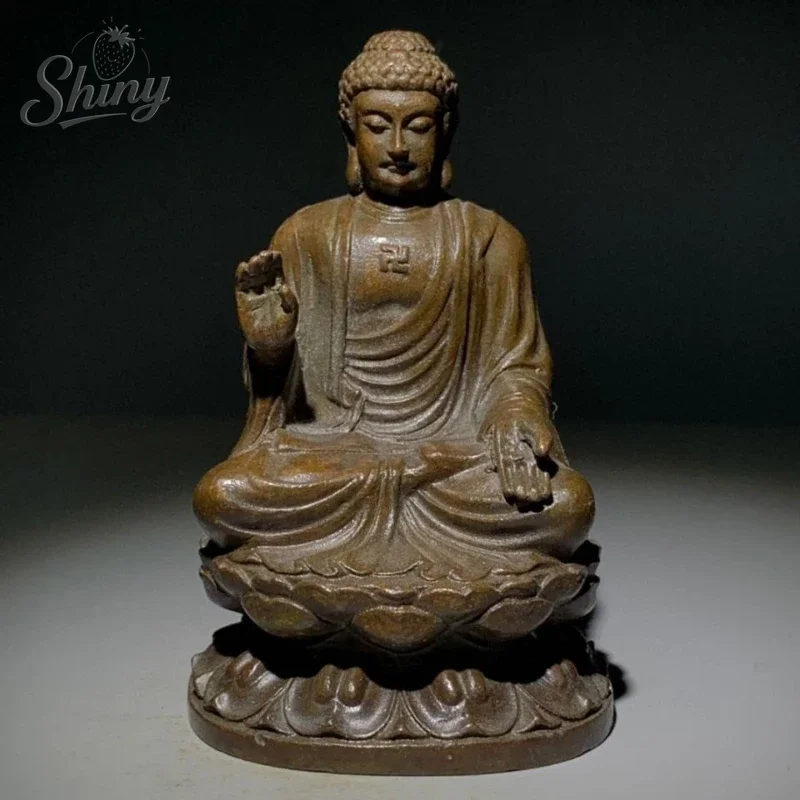 

Little Fairy/ Imitation of Antique Bronze Buddha Statue Desktop Ornaments Retro Home Feng Shui Decoration Handicraft Gifts