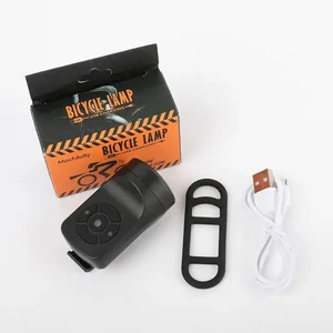 Leistungsstarke Elektrofahrradglocke, wiederaufladbares Ringhorn, Glocken, Fahrradsicherheit, Schallalarm, Fahrradzubehör 12 Hauptverkauf Elektronisches Horn für Fahrrad - №12