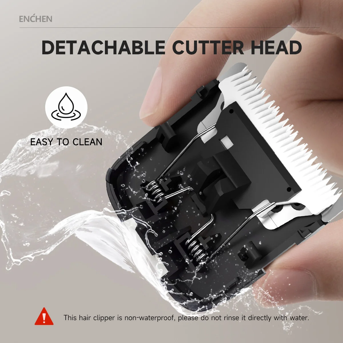 ENCHEN Boost Electric Hair Clipper Professional Cordless Fast Type-C Charging Ceramic Haircut Machine Hair Trimmer For Men Adult gallery 4