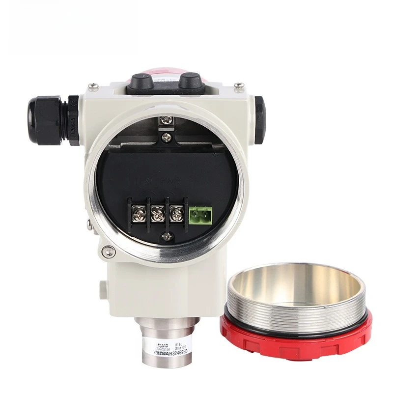 Monocrystalline silicon pressure transmitter 4-20mA air sewage tap water single and double flange pressure sensor