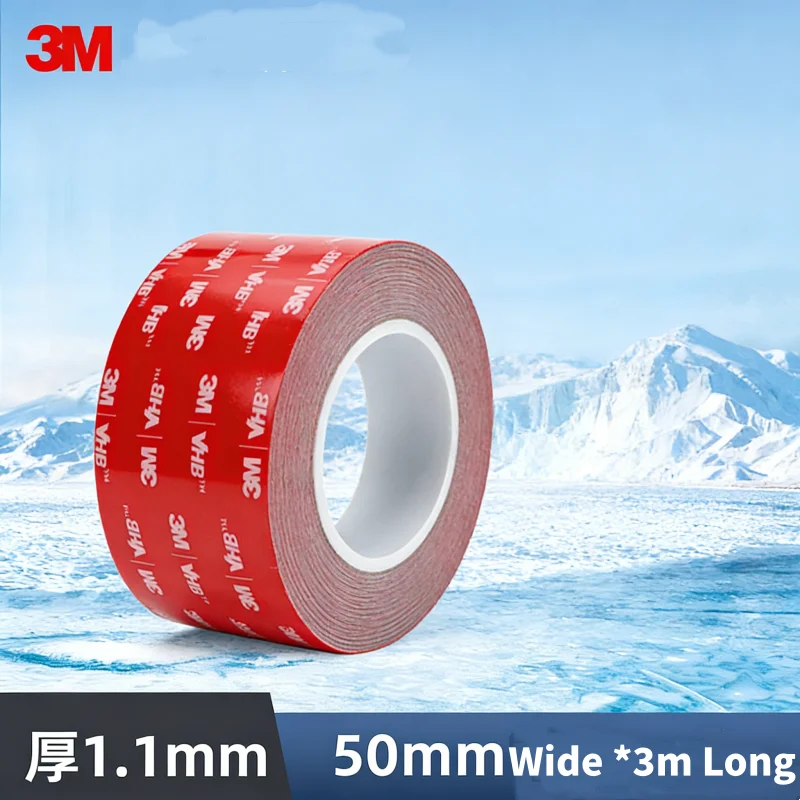 3M Sterke Dubbelzijdige Tape Lijm 1.1mm Dik 3M GPL-110 Hoge Viscositeit Auto Speciale Tape Traceless Sticking Fixing Foam Tape