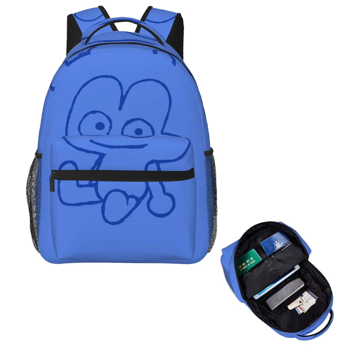 Four Student Backpack School Bag Hiking Travel Daypack for Boys Girls Fashion Bookbag Shoulder Bags