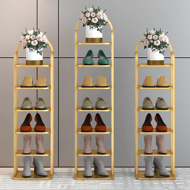 

Metal Shoe Rack | Foyer Storage Rack, No Tools Required, Easy to Install, Suitable for Various Room Types, 5-7 Layers Optional