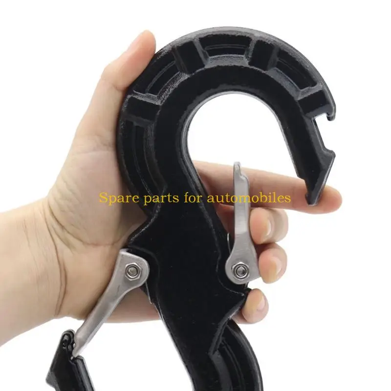 H58F S-förmiger Windenhaken, Universal-Windenanhänger, Stahl-Rutschhaken, Stahl-Windenhaken