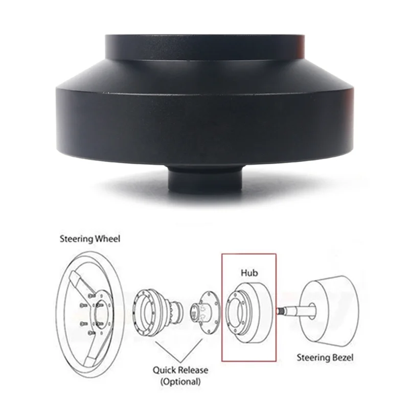 스바루 WRX STI08-14용 A64P-105H 자동차 수정 스티어링 휠 베이스 어댑터