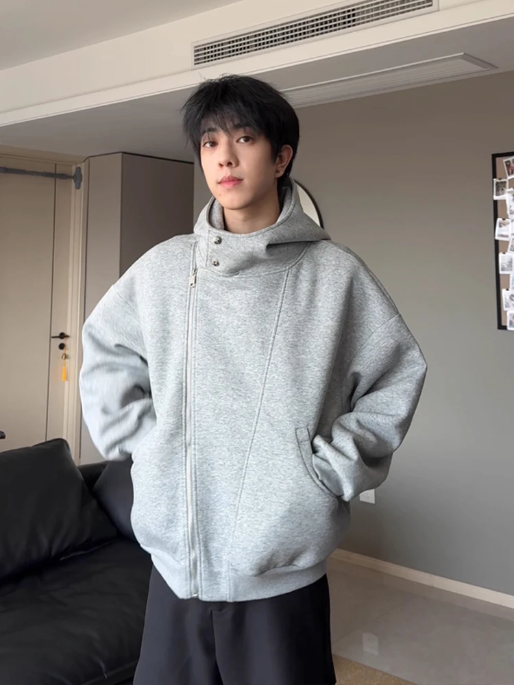 

Мужской асимметричный кардиган-худи с цветочным принтом, повседневный, свободного кроя, плотный, универсальный, осенняя верхняя одежда