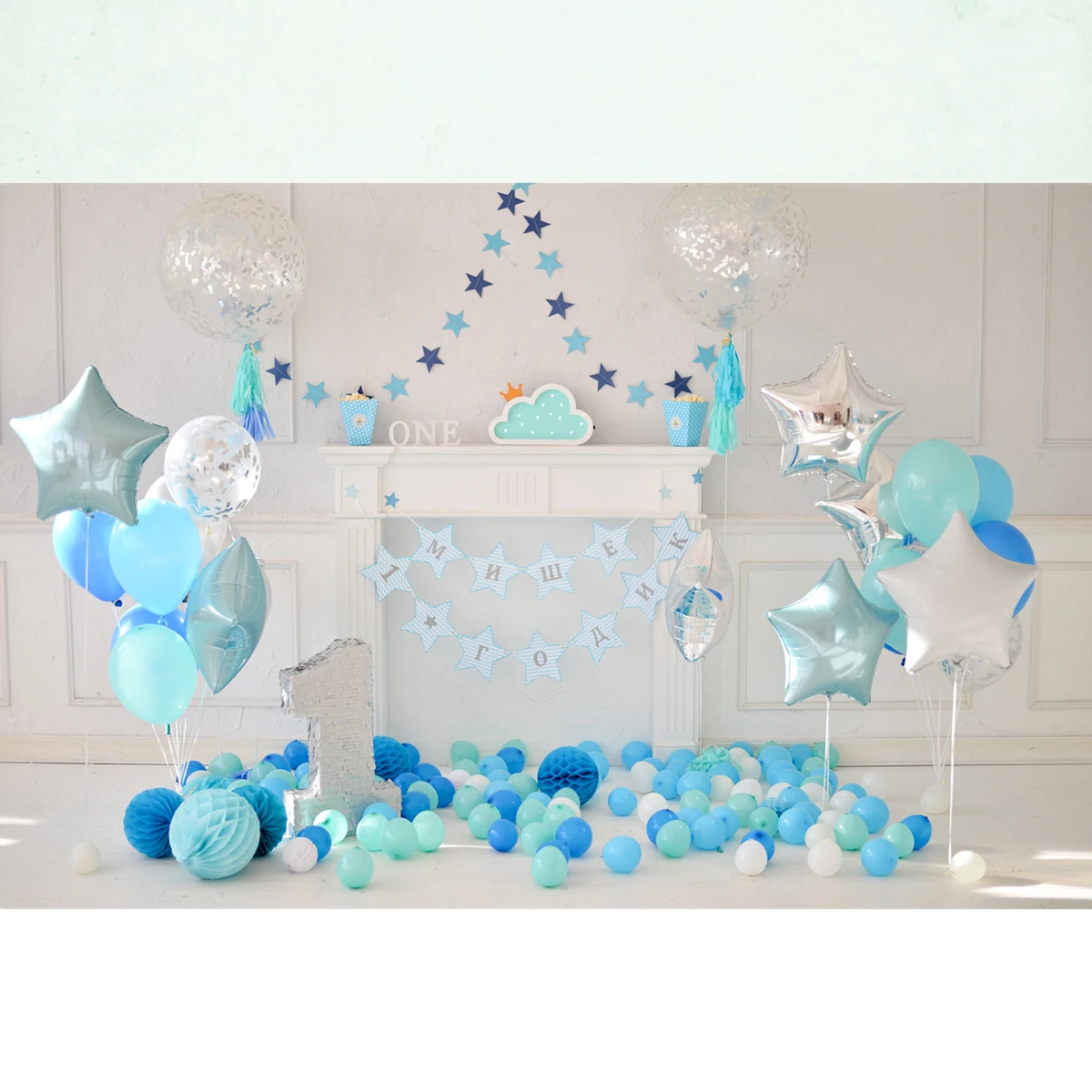 

1st Birthday Party Background Cloth Photography Decor Kids Backdrop Durable Baby Photo Props First Birthday Scene
