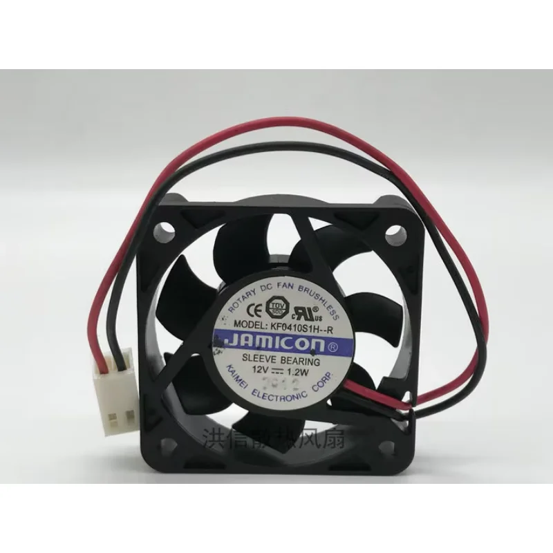 Jamicon KF0410S1HM-R DC 12V 1.2W 40x40x10mm 2-Wire Server Cooling Fan