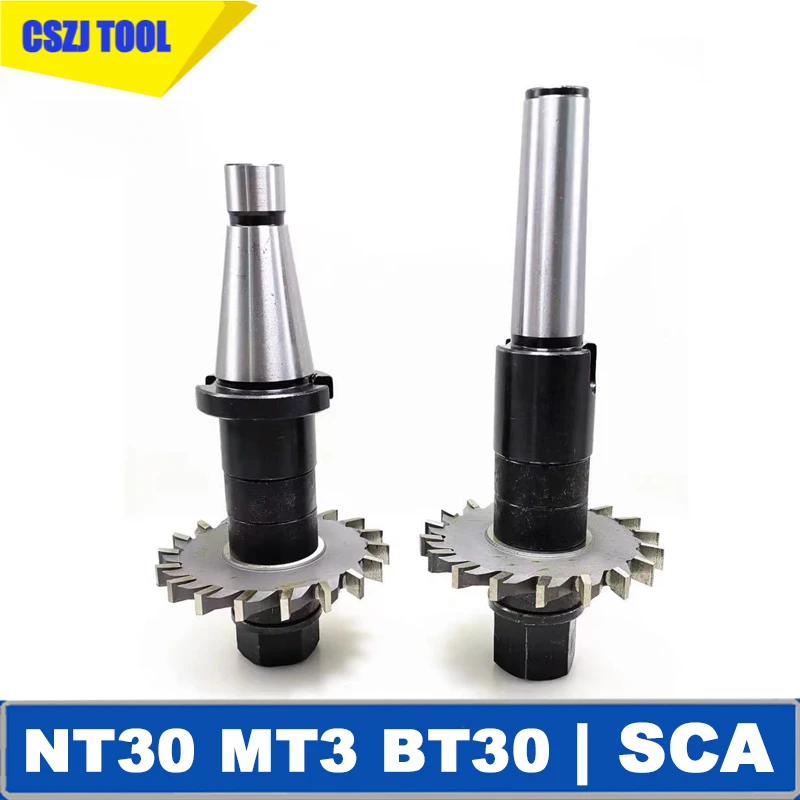 SCA22 SCA27 SCA32 MT3 MT4 NT30 NT40 BT30 Installation Saw Blade Milling Cutter Three Face Cutter Milling Cutter Tool Rod Morse