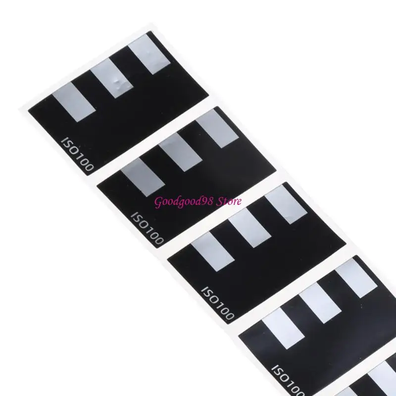 10Pcs Sticker 135 Film Pack Film Cassette Coded Sticker for ISO50 ISO100 ISO160 ISO200 ISO250 ISO320 ISO400 ISO500 W8EC