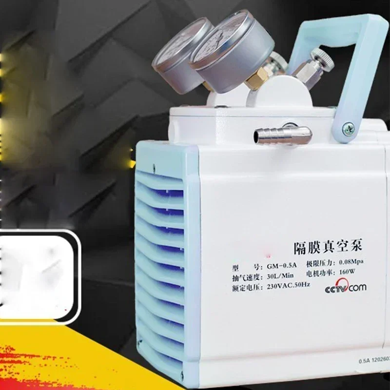 

Новый мембранный вакуумный насос GM-1.0A/0,5A, лабораторный фильтрационный насос для извлечения воздуха, безмасляный вакуумный насос