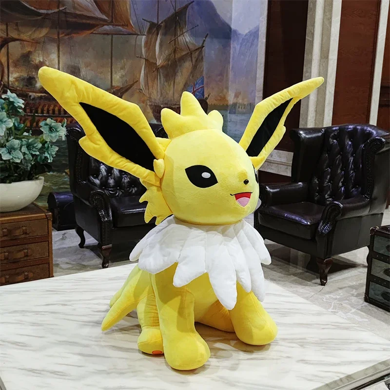 

50cm Pokemon Jolteon Large Plush Toys Anime Dreepy Doll Cute Pillow Ornament Giant Pokémon Plushie Stuffed Gift for Children