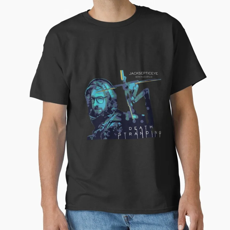 

Jack Gamer Death Stranding hideo kojima productions video game for fans gift T-shirt large size Tops S-6xl Adult Clothing