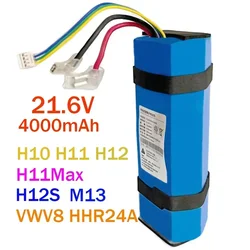 21.6V 100% oryginalny 4000mAh do wymarzonego H10 H11 H12 H11MAX M13 H12S VWV8 HHR24A akumulator