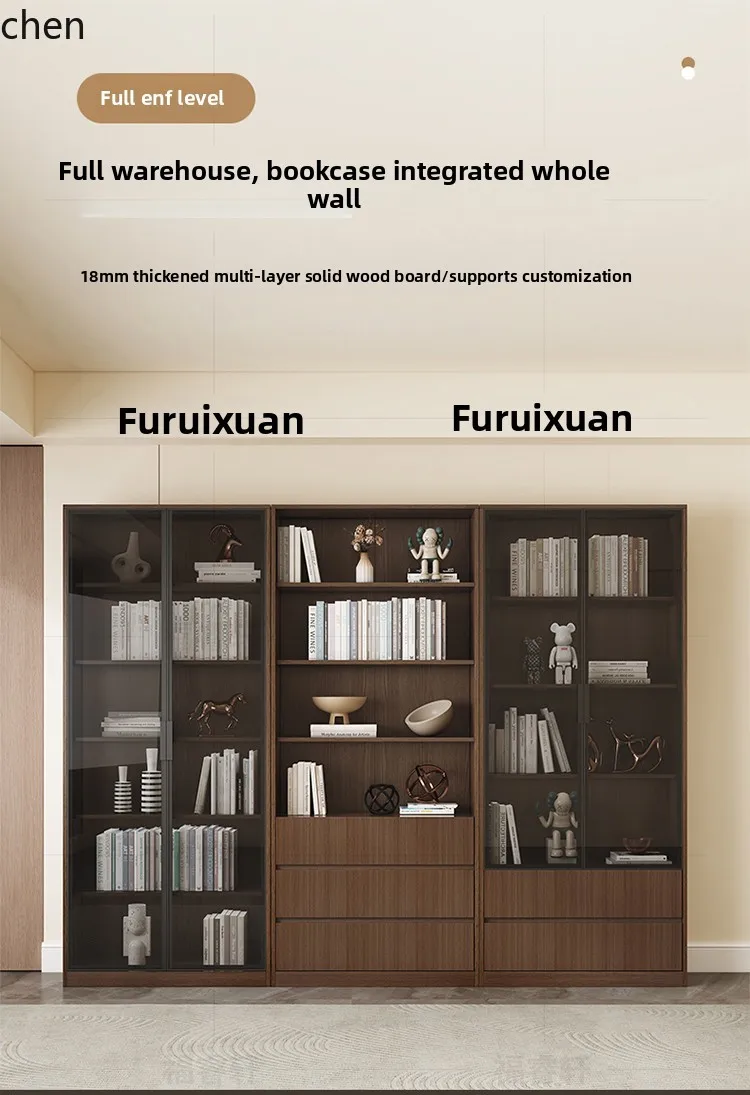 

LXC Display Cabinet Glass Model Storage Display Cabinet Floor-standing Figurine Living Room Storage Small Apartment Cabinet