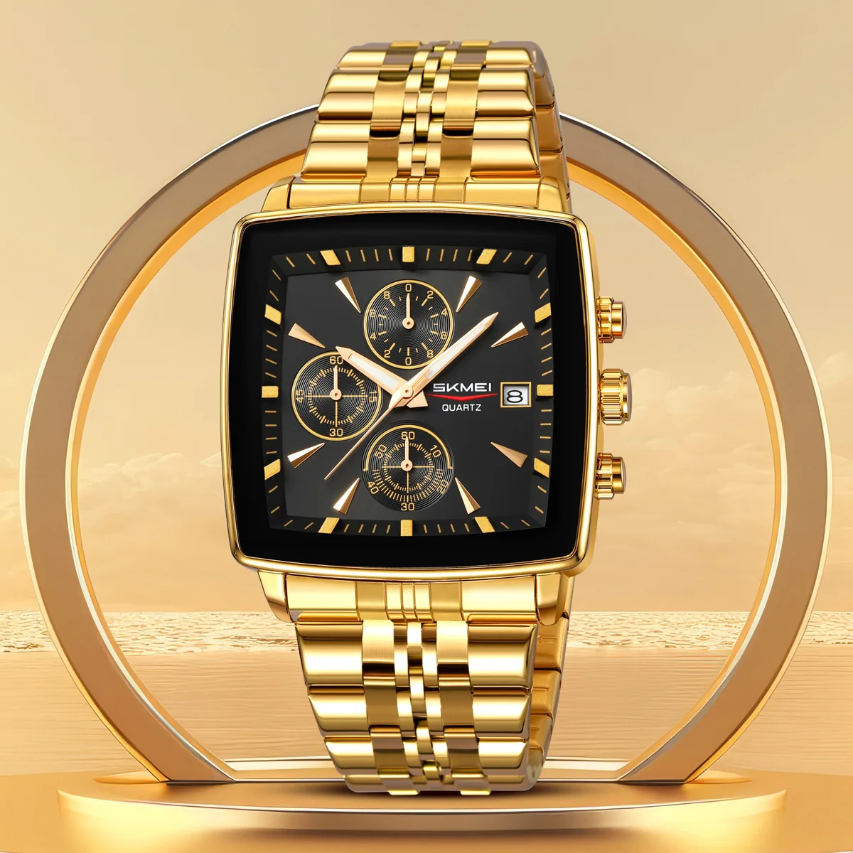 

SKMEI Многофункциональные кварцевые часы для мужчин и женщин, секундомер, наручные часы с датой, деловые водонепроницаемые часы Reloj Hombre