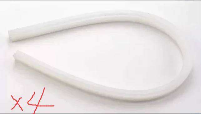 

4 pieces white rubber---For the buyers about the remote area cost and Extra Shipping Fee