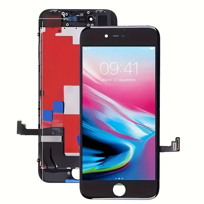 Reemplazo de pantalla Compatible con IPhone 8 Plus, montaje de digitalizador LCD de 5,5 pulgadas, A1897, Kit de reparación