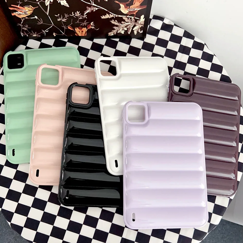 Tablet Case for Xiaomi Redmi Pad 2 2025 11 Inch TPU Jelly Color Wavy Shockproof Protective Cover for Redmi Pad SE 2025 Wifi-4G