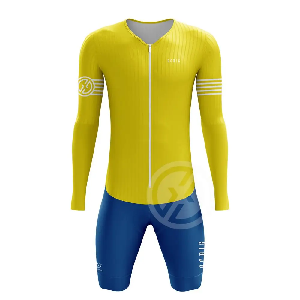 GCBIG Top Triathlon Suit Mens High Quality Road Bodysuit Ciclismo Mtb One Piece Bicycle Sets Jumpsuit Culotte Hombre