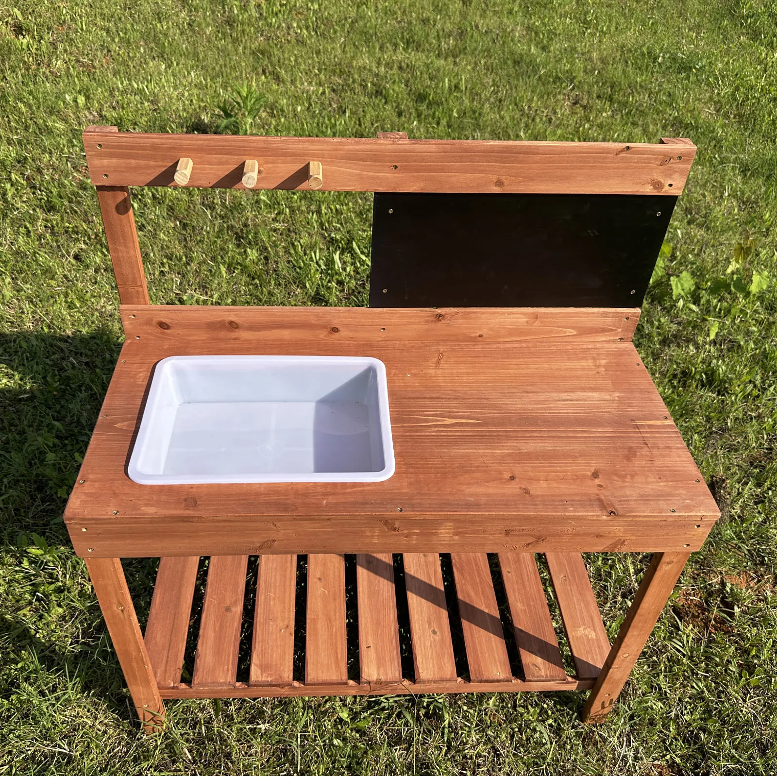 Wooden Potting Benches For Children Outdoor Indoor Garden Planting Table Work Bench Kids Science Education Tools - view 5