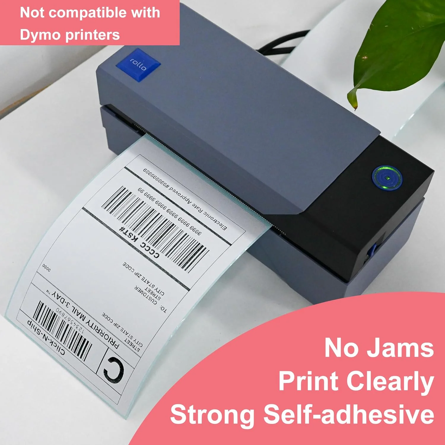 

Thermal 10cm*15cm Shipping Label with Perforated Rolls of 350 Labels Great Use for Postage, Mailing & Shipping Labels -1 Rolls