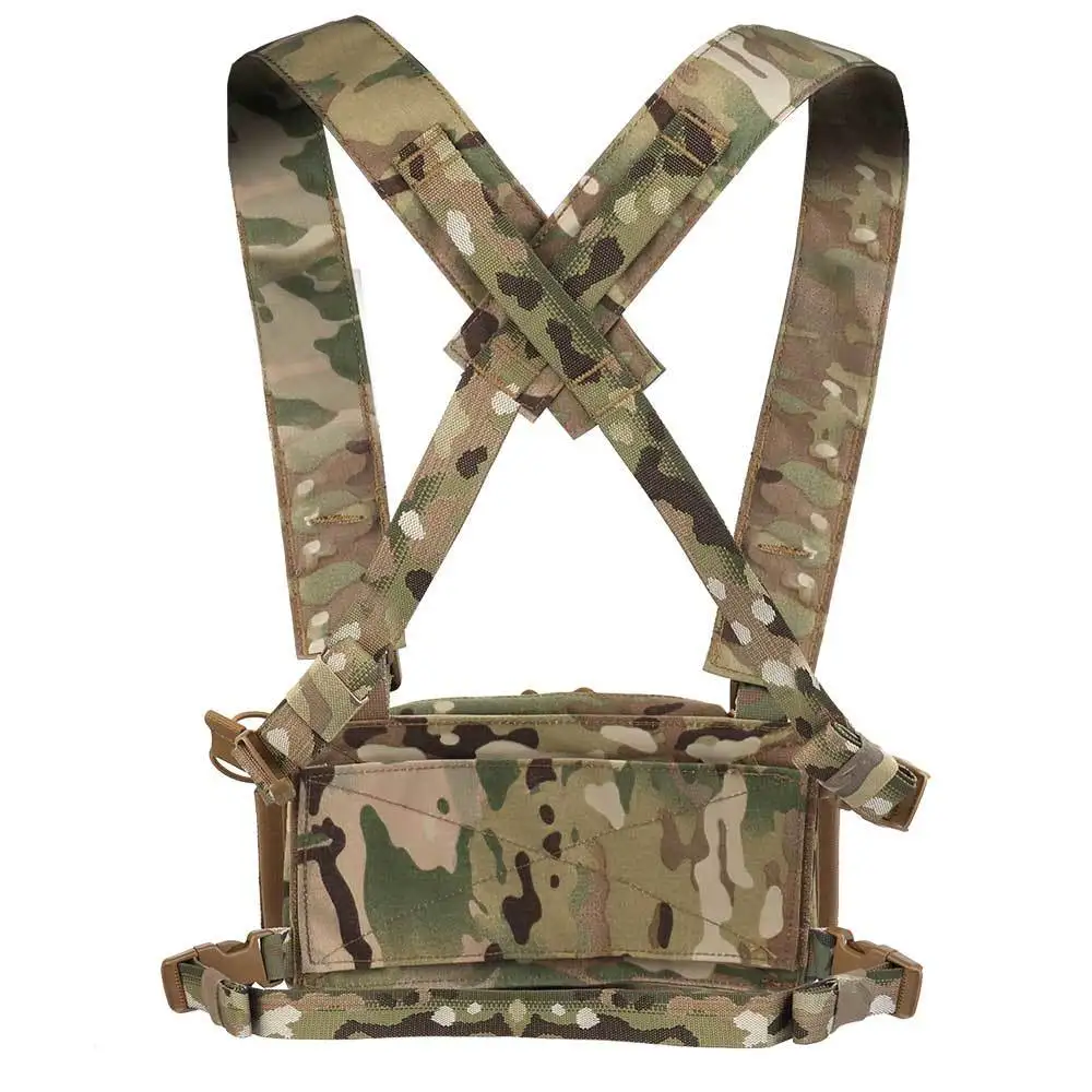 Tactical D3CRM Micro Chest Rig X-harness Multi-mission Deployment Hunting Vest Triple 556 Magazine Pouch Outdoor CS Equipment