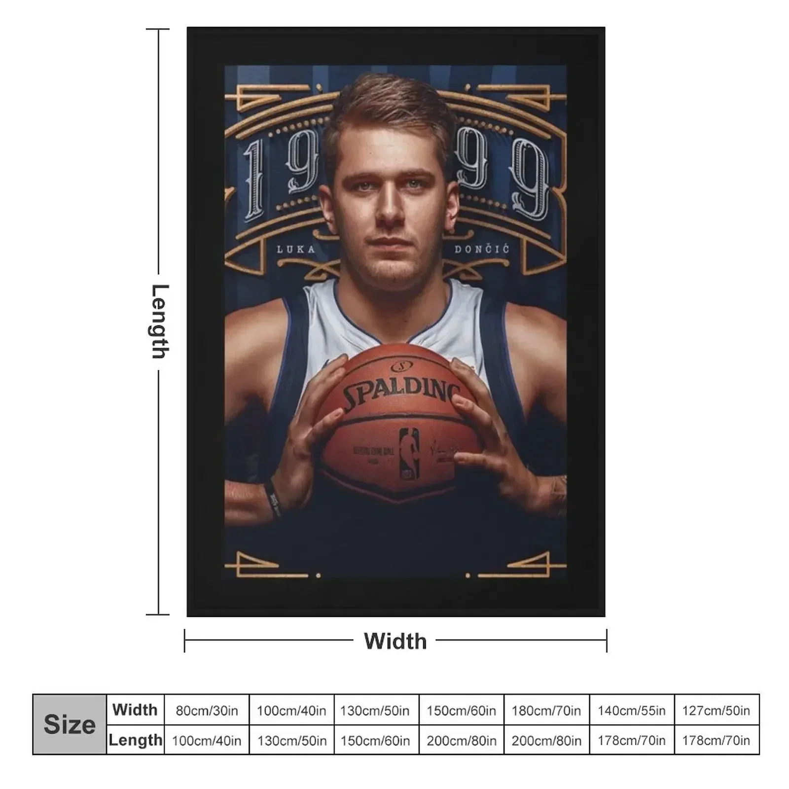 Doncic Luka Art Throw Blanket Sofa Hairy Blankets