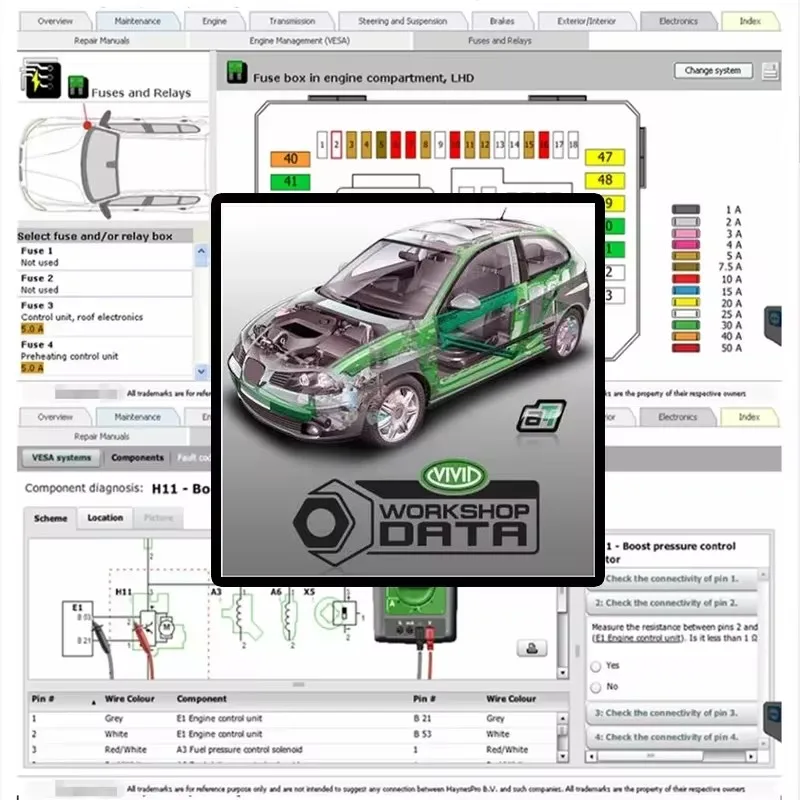 2025 حار! برنامج إصلاح السيارات HAYNES/PRO Vivid 2018 Workshop DATA متعدد اللغات Windows 10 Atris-Technik Europe Automotive