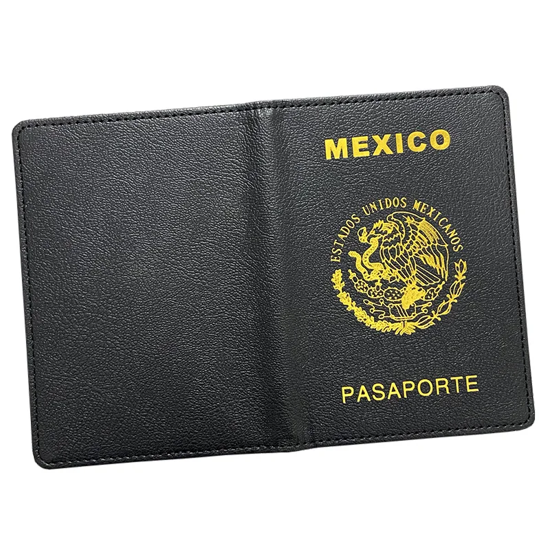 Pu Leather Mexico Passport Case Estados Unidos Mexicanos Travel Document Protective Certification Cover Card Holder