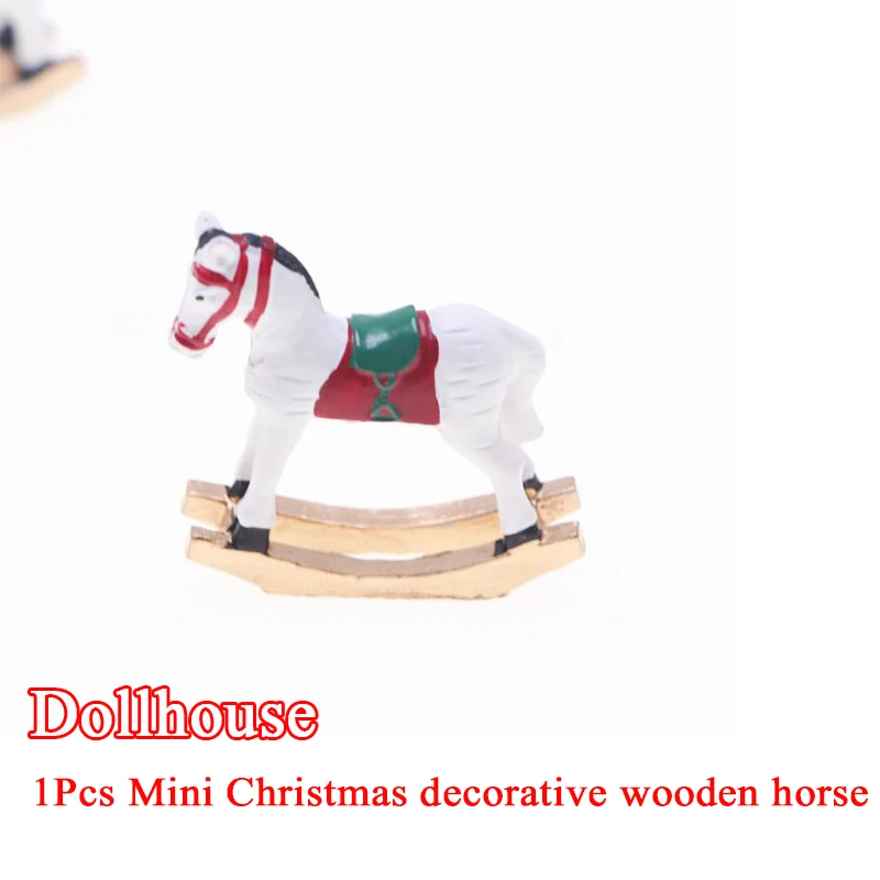 1/12 casa delle bambole in miniatura troie modello giocattolo casa delle bambole mini decorazione natalizia accessori fai da te scena camera da letto prop