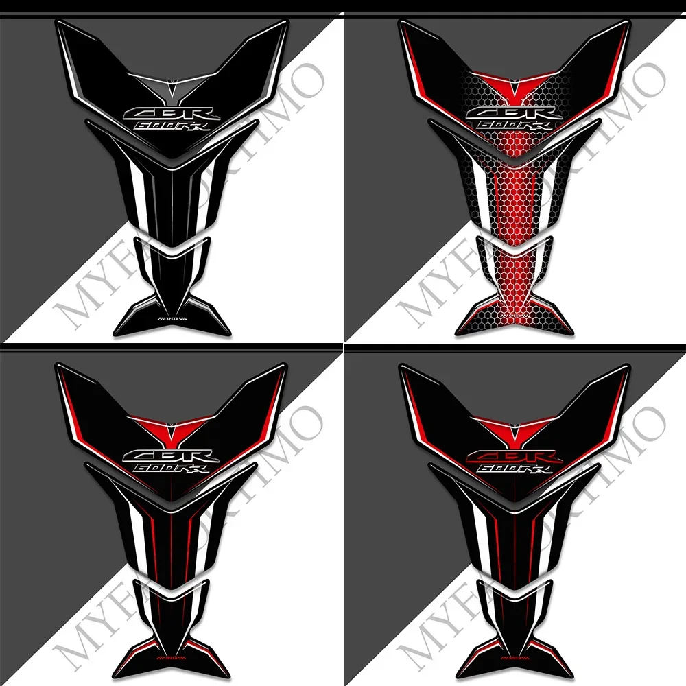 

Motorcycle For Honda CBR600RR CBR 600RR HRC Fireblade Tank Pad Grips Fuel Kit Knee Protector Stickers Decals 2007-2012