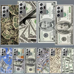 Banknote Dollar Cash Money Phone Case For Samsung A55 A35 A25 A15 A54 A34 A24 A14 A70 A71 A50 A51 A17 A05S Galaxy A40 A41A30 A31