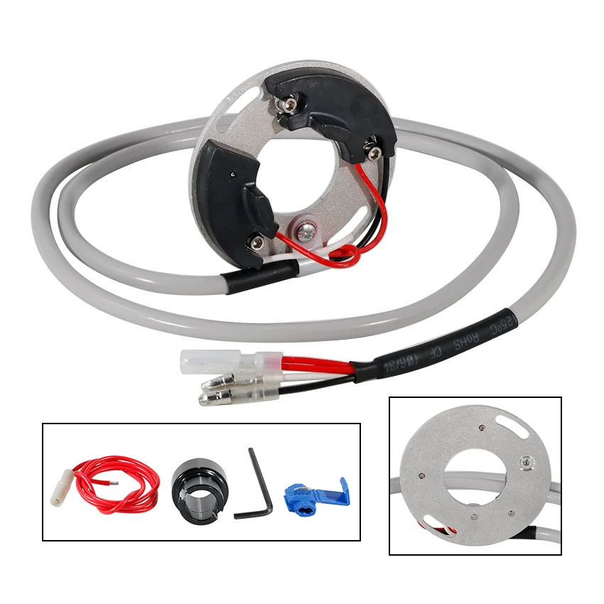Motorrad-Stator-Pickup-Pulser-Spule für Moto Guzzi V35 1977-1987, V50 1977-1990, V65 1982-1992, OEM: 19708520 27708520 – Detail 3