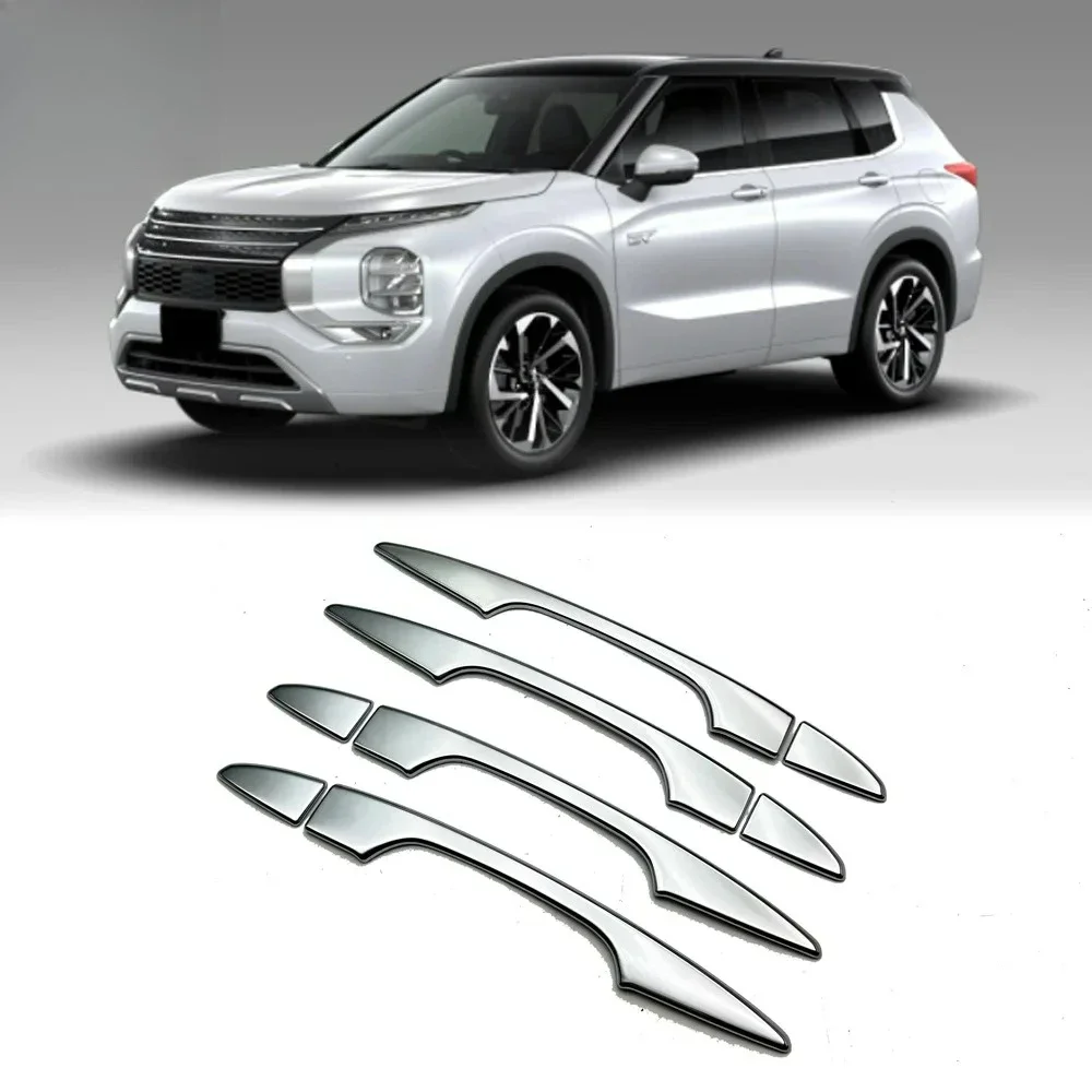 For Outlander 2022 ABS Chrome Side Door Handle Top Cover Match With Original Car Exterior Accessories - view 2