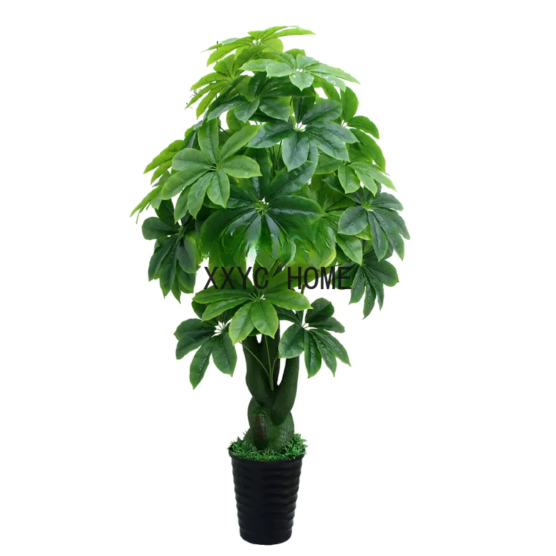 

Artificial Green Plant Imitative Tree Large Fake/Artificial Flower Decorative Fake Pachira Macrocarpa Potted Plant Ornaments
