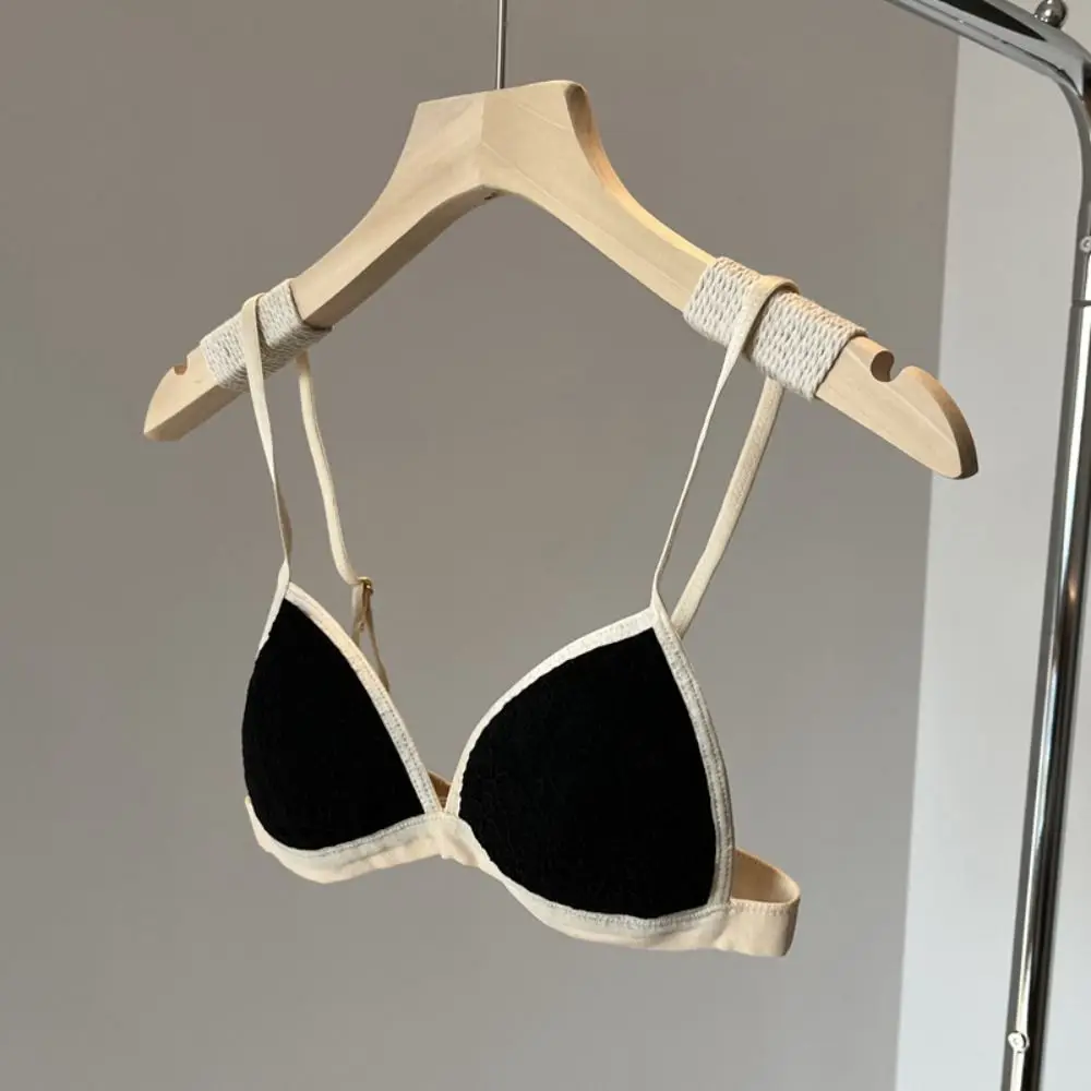 Comfortable Sweet Wireless Deep V Bra Anti-sagging Lingerie Underwear for Women Shockproof Thin Lace Push Up Bra Gifts