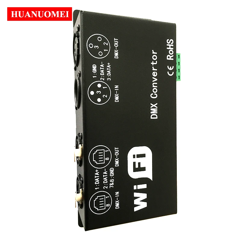 WiFi DMX Converter DMX512 LED Controller 12V WF311 Communication Protocol Art-net 512 Signal Dimmer Lights Control RGB Decoder