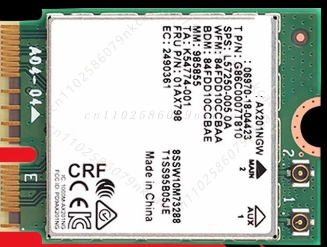 Bluetooth module for alien M15 R6 wireless network interface card, 2-in-1 WIFI6