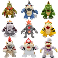 9 Styles Mario Plush Toys Princess Peach Fury Bowser Koopa King K.Rool Meowser Stuffed Cartoon Peluche Dolls