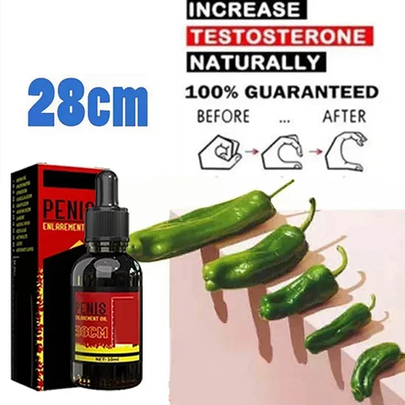 Penis Thickening and Growth Supplement for Men, Boosts Erection Strength and Size, Enhances Sexual Health