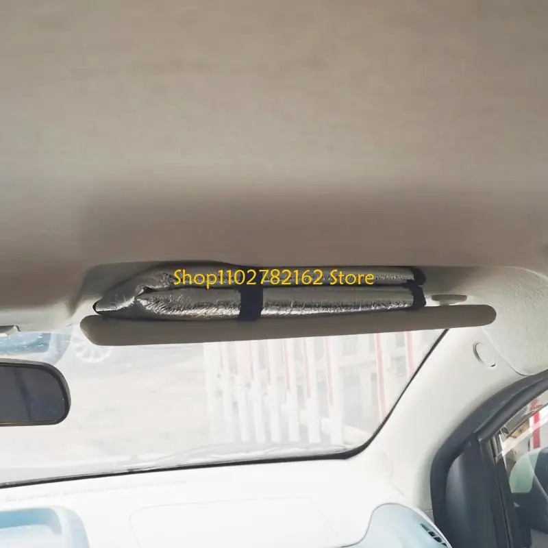 

547B Car Steering Wheel Anti-Heat Sun Shade Cover Vehicle Decorative Cover Household