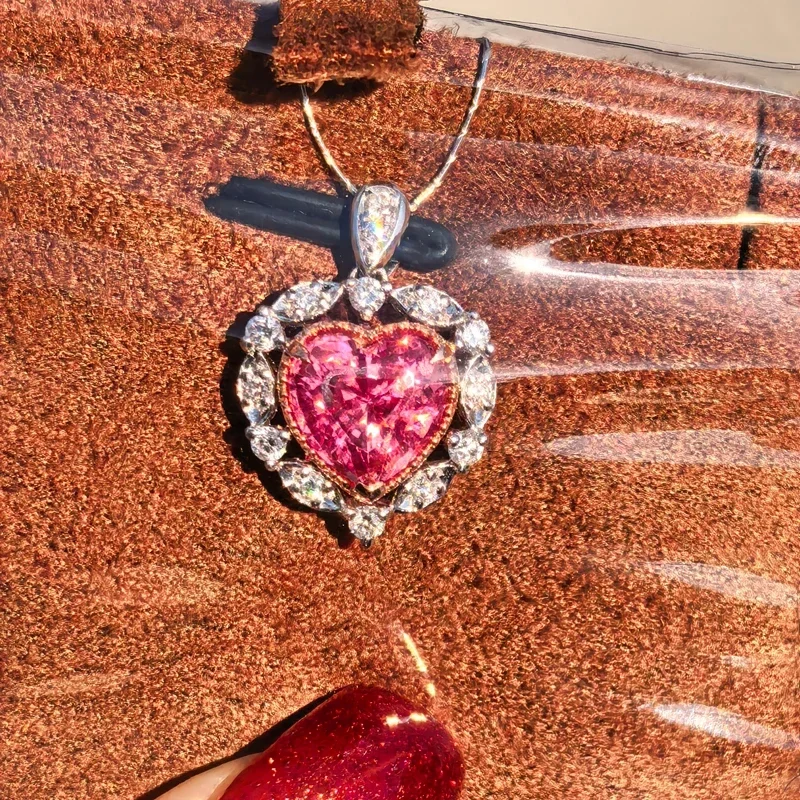 Künstlicher Edelstein Padparadscha Roter Lotus-Farbton Runde Form Großhandel Verfügbar mit Zertifikat – Detail 22