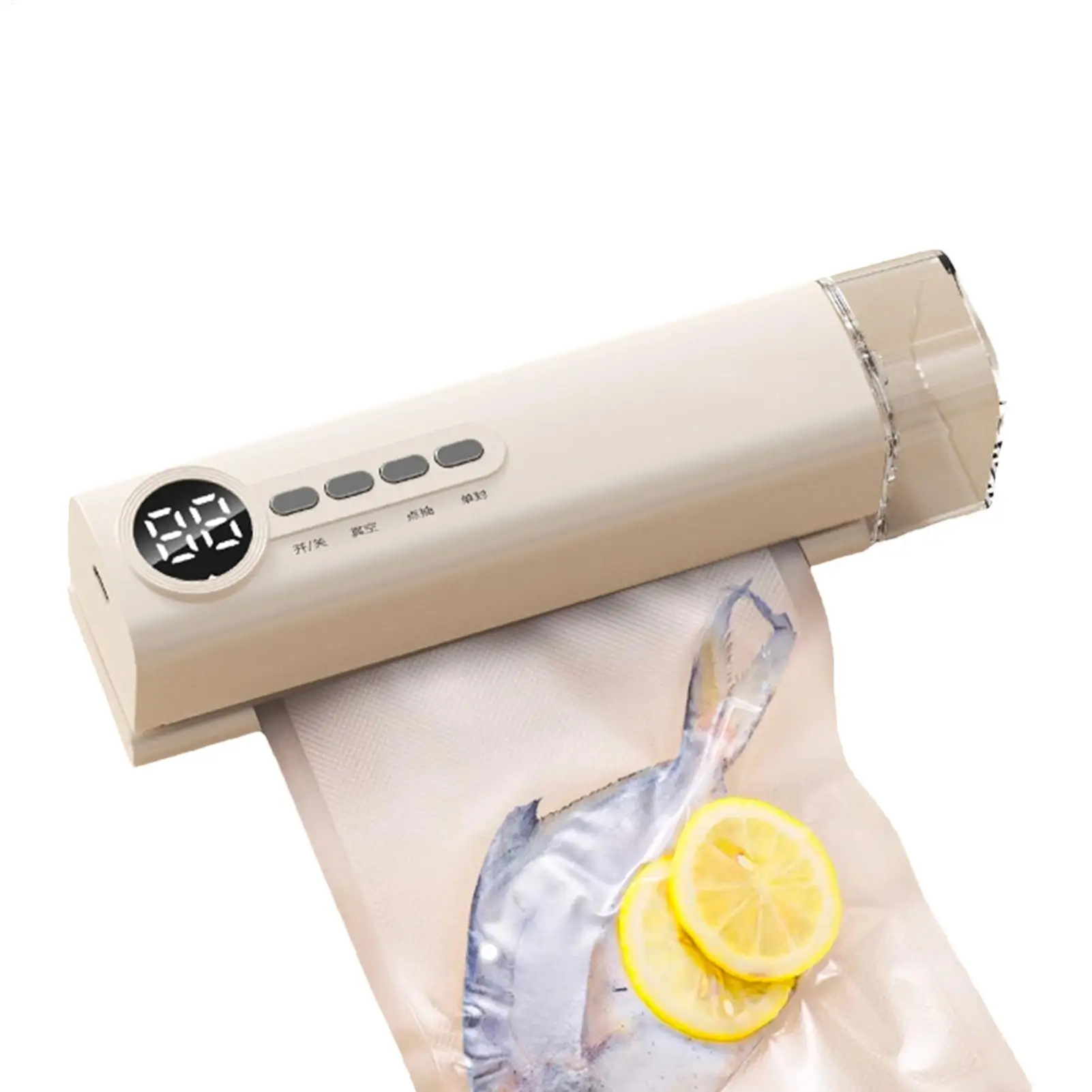 Máquina de conservación de alimentos portátil, conservación automática para el hogar, para preparación de comidas, embalaje, aperitivos y sobras de carne, congelador