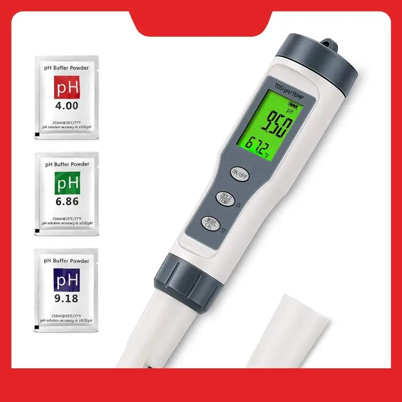 

Цифровой pH-метр A32HOT-3 в 1, измеритель TDS/PH/температуры, тестер воды для питьевой воды, бассейна, гидропоники