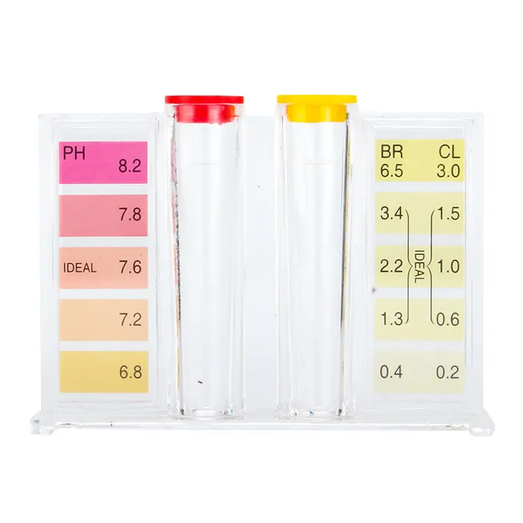 Kit per test rapido dell'acqua al cloro PH e Cl per piscina