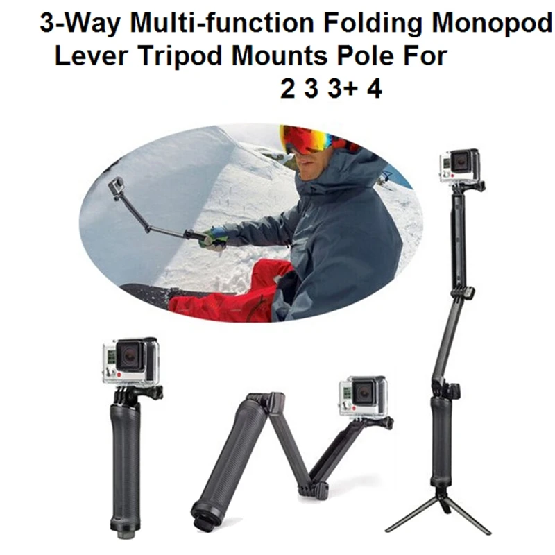 مقاوم للماء Selfie عصا ترايبود العائمة قبضة اليد Monopod القطب ل Gopro بطل 10 9 8 7 6 5 Insta360 Osmo Action