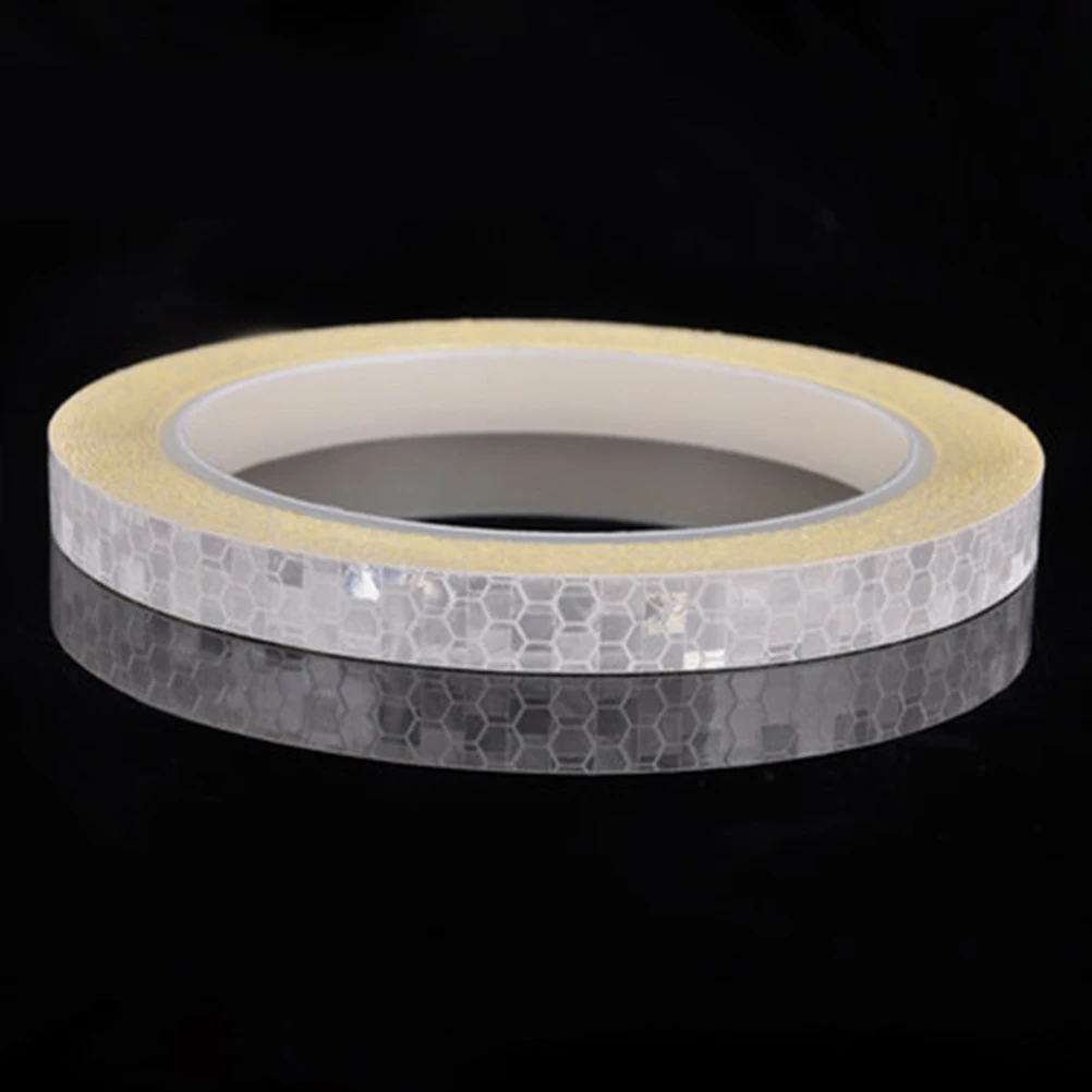 

5pcs Wheel Warning Strips Glow Night Reflective Reflective Sticker Tape Tape Safety Decoration Car Accessories