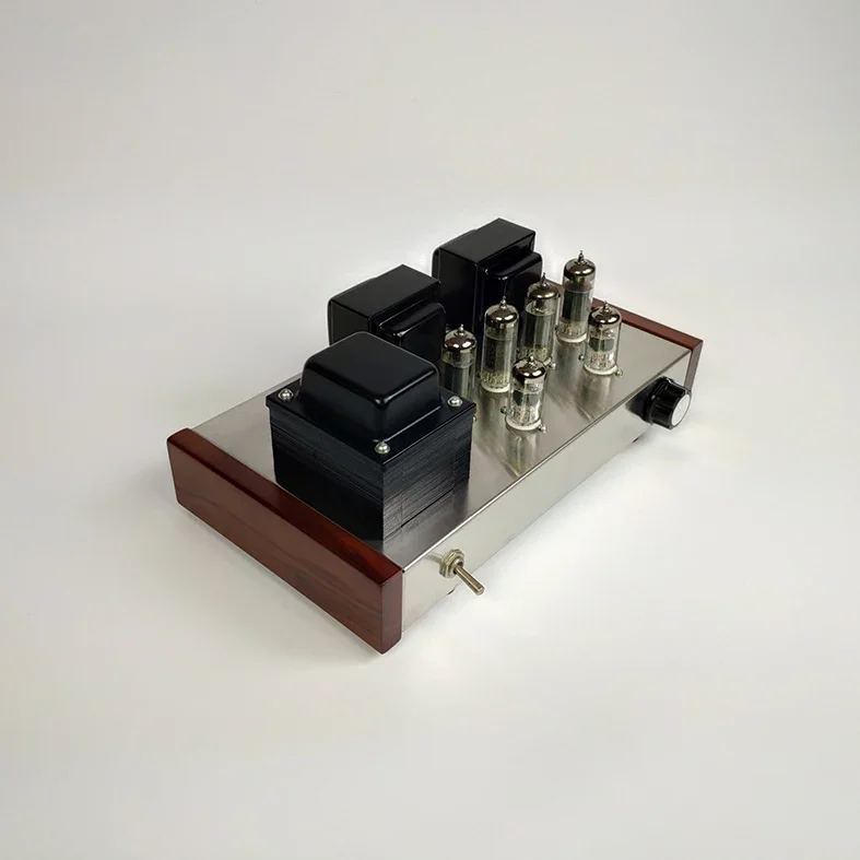Готовый двухтактный ламповый усилитель 6F2 + 6P1, Hi-Fi ламповый аудиоусилитель мощности 12 Вт * 2