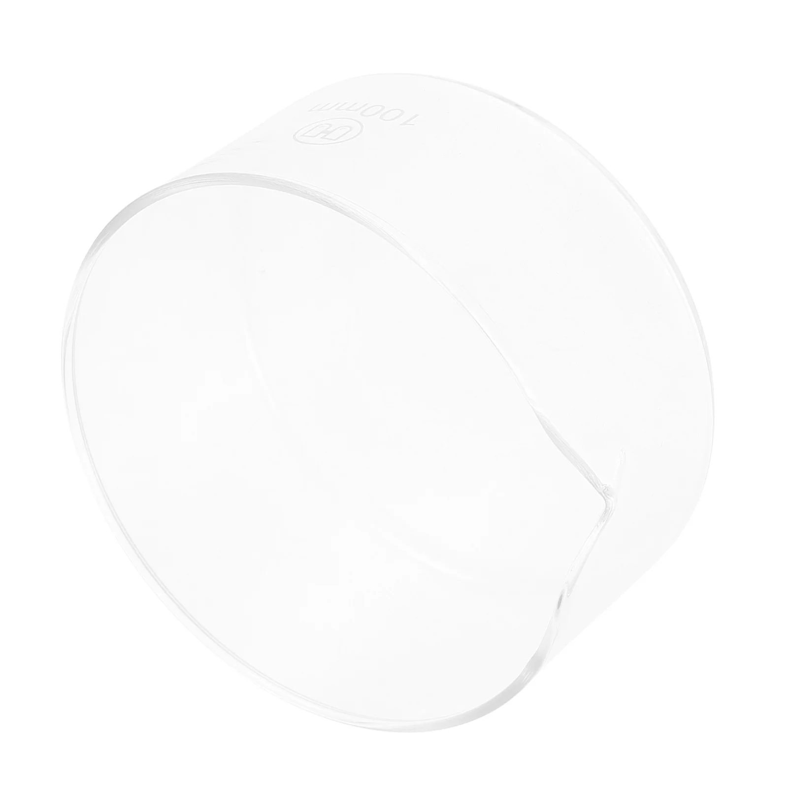 

1Pcs Glass Crystallizing Dish Transparent High Heat Resistance Laboratory Evaporation Container Spouted Rim Flat Bottom